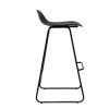 Chaise & Tabouret Miliboo Tabouret De Bar | Tabourets De Bar Design Noirs H71 Cm (Lot De 2) Ella