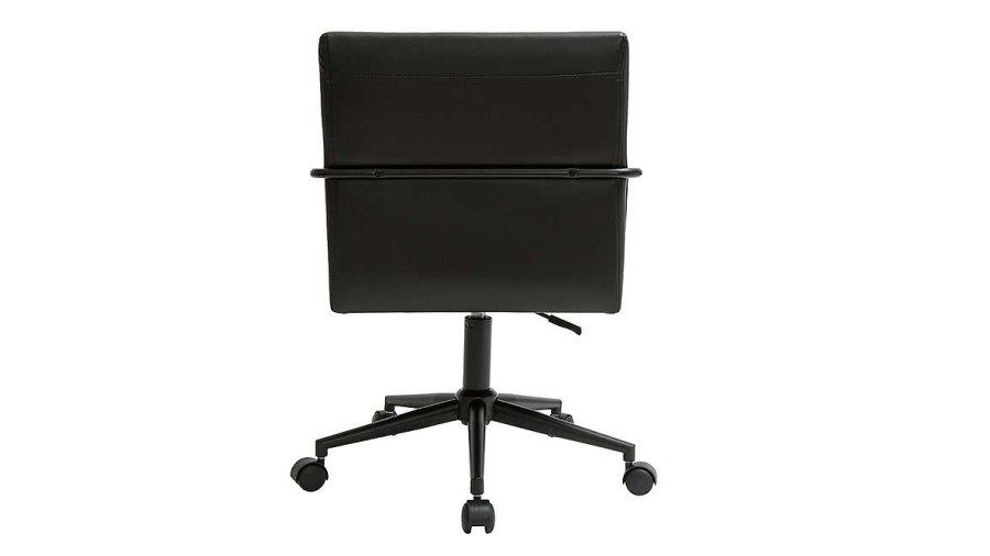 Chaise & Tabouret Miliboo | Chaise De Bureau Roulettes Noire Floki