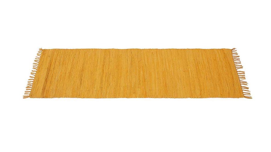 D Co Miliboo | Tapis De Couloir Coloris Jaune Cumin 60 X 200 Cm Aubagne