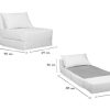 Canap & Fauteuil Miliboo | Chauffeuse 1 Place Convertible En Tissu Effet Laine Boucl E Blanc Victor