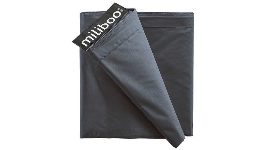 Canap & Fauteuil Miliboo | Housse De Pouf G Ant Grise Big Milibag