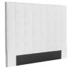 Chambre Miliboo | T Te De Lit Capitonn E Blanc Cass 160 Cm Halciona