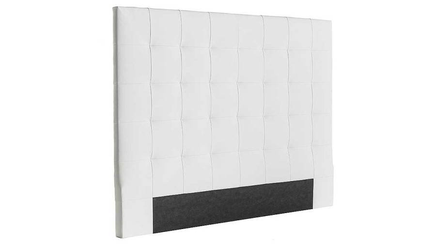 Chambre Miliboo | T Te De Lit Capitonn E Blanc Cass 160 Cm Halciona