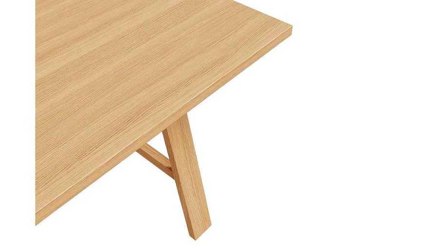 Table Miliboo Table Manger Fixe | Table Manger Rectangulaire Bois Ch Ne L180 Cm Saule