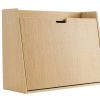 Bureau Miliboo Bureau Design | Bureau Mural Avec Rangements Scandinave Bois Clair Ch Ne L78 Cm Gabin