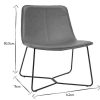 Canap & Fauteuil Miliboo Fauteuil Design | Fauteuil Marron Et M Tal Noir Santi