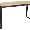 Bureau Miliboo Bureau Design | Bureau Industriel Bois Manguier Massif Et M Tal Noir L153 Cm Industria