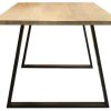 Table Miliboo Table Manger Fixe | Table Manger En Bois Manguier Massif Et M Tal Noir L160 Cm Vijay