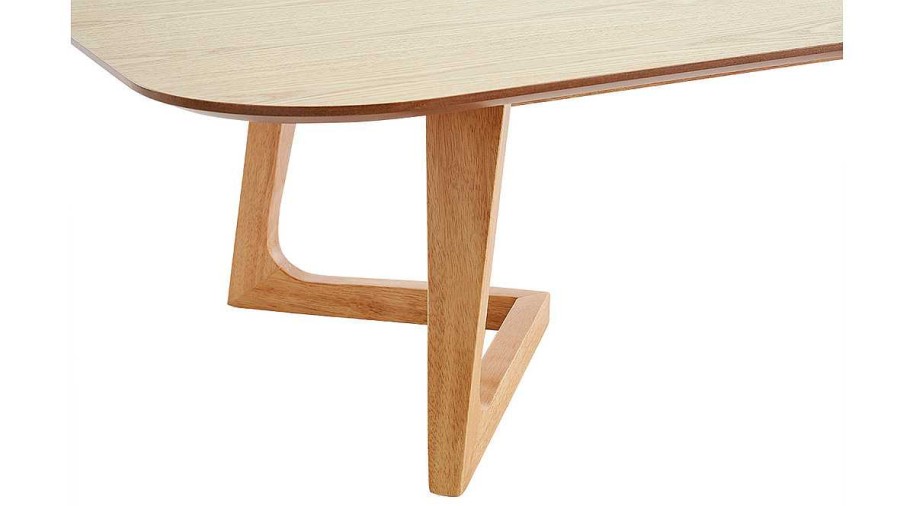 Table Miliboo | Table Basse Rectangulaire Scandinave Bois Clair L150 Cm Juke