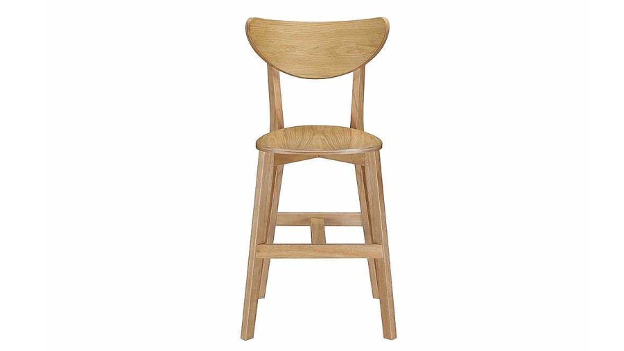 Chaise & Tabouret Miliboo Tabouret De Bar | Tabourets De Bar Scandinaves Finition Ch Ne H65 Cm (Lot De 2) Leena