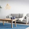 Canap & Fauteuil Miliboo Canap Design | Canap Scandinave 3 Places En Tissu Beige Et Bois Clair Kate