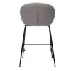 Chaise & Tabouret Miliboo Tabouret De Bar | Tabourets De Bar Design Tissu Gris Clair 65 Cm (Lot De 2) Sheru