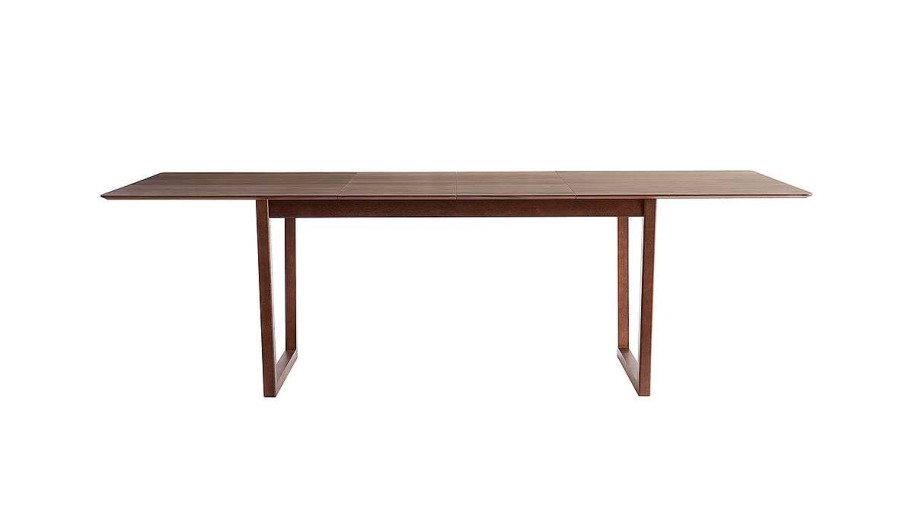 Table Miliboo Table Extensible | Table Extensible Rallonges Int Gr Es Rectangulaire En Bois Fonc Noyer L160-240 Cm Laho