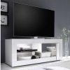 Rangement Miliboo Meuble Tv Design | Meuble Tv Design Blanc Laqu L140 Cm Latte