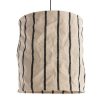 Luminaire Miliboo | Abat-Jour En Toile De Coton Pour Suspension D50 Cm Flex