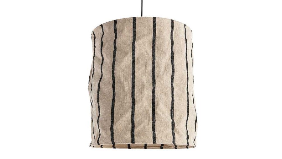 Luminaire Miliboo | Abat-Jour En Toile De Coton Pour Suspension D50 Cm Flex