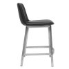 Chaise & Tabouret Miliboo Tabouret De Bar | Tabourets De Bar Design Noirs H66 Cm (Lot De 2) Arsene