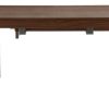 Table Miliboo Table Extensible | Table Manger Extensible Rallonges Int Gr Es En Bois Fonc Noyer Rectangulaire L125-238 Cm Agali