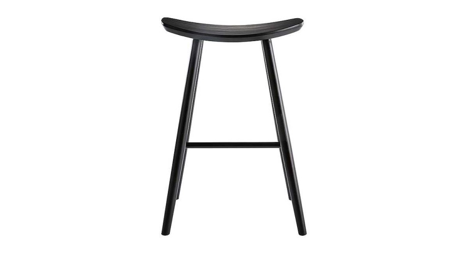 Chaise & Tabouret Miliboo Tabouret De Bar | Tabouret De Bar Design Noir 72 Cm Demory