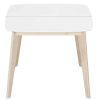 Table Miliboo Table Extensible | Table Manger Extensible Scandinave Carr E Blanche Et Bois L90-130 Cm Leena