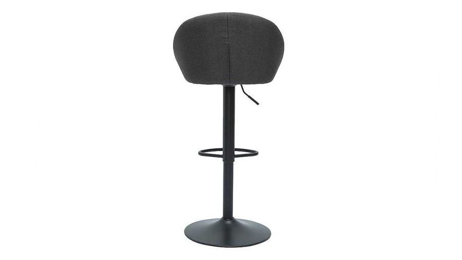 Chaise & Tabouret Miliboo Tabouret De Bar | Tabourets De Bar R Glables Design Gris Anthracite (Lot De 2) Sheru