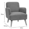 Canap & Fauteuil Miliboo Fauteuil Design | Fauteuil Scandinave En Tissu Bleu Canard Et Bois Clair Isko