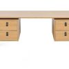 Bureau Miliboo Bureau Design | Bureau Avec Rangements 4 Tiroirs Industriel Bois Clair Ch Ne Et M Tal Noir L160 Cm Opal