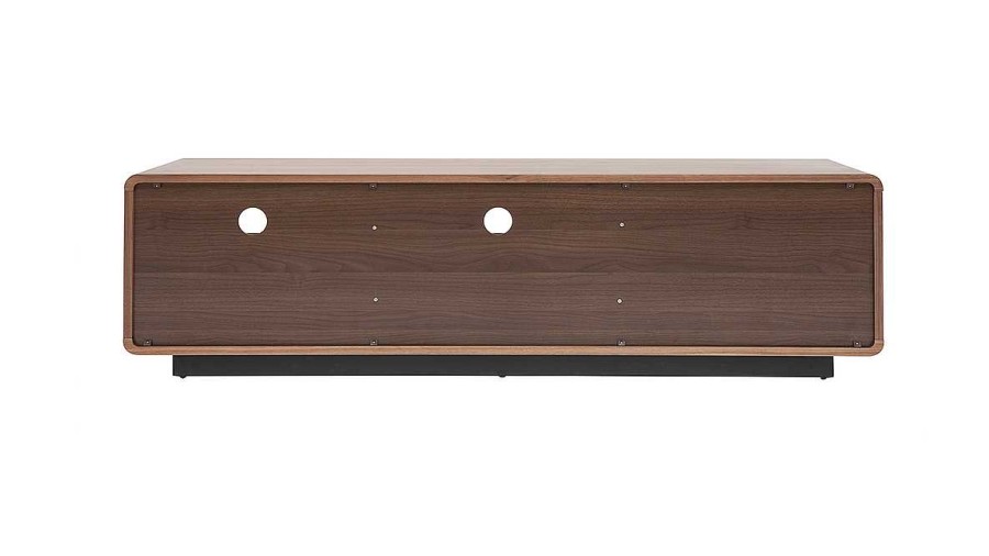 Rangement Miliboo Meuble Tv Design | Meuble Tv Vintage En Bois Fonc Noyer Et M Tal Noir L160 Cm Jako