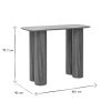 Table Miliboo | Console Design En Bois Fonc L100 Cm Foleen