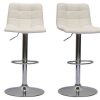 Chaise & Tabouret Miliboo Tabouret De Bar | Tabourets De Bar R Glables Design Blancs (Lot De 2) Maxwell