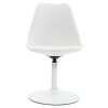 Chaise & Tabouret Miliboo Chaise Design | Chaise Design Pivotant Blanc Mat Steevy V2