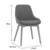 Chaise & Tabouret Miliboo Chaise Design | Chaises Scandinaves En Tissu Bleu Canard Et Bois Clair Massif (Lot De 2) Holo