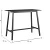 Table Miliboo | Table De Bar Noyer L130 Cm Russell