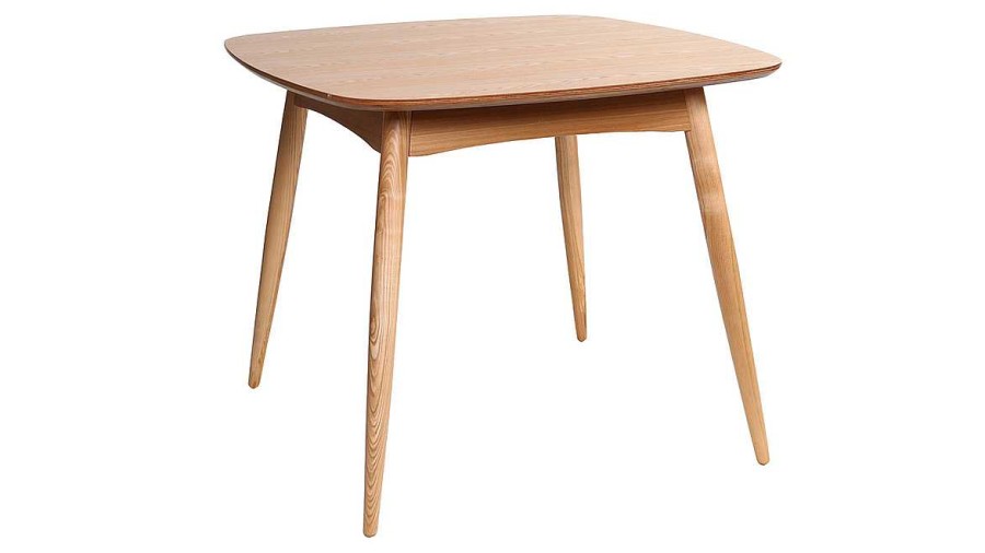 Table Miliboo Table Manger Fixe | Table Manger Scandinave Carr E Fr Ne Naturel L90 Cm Baltik