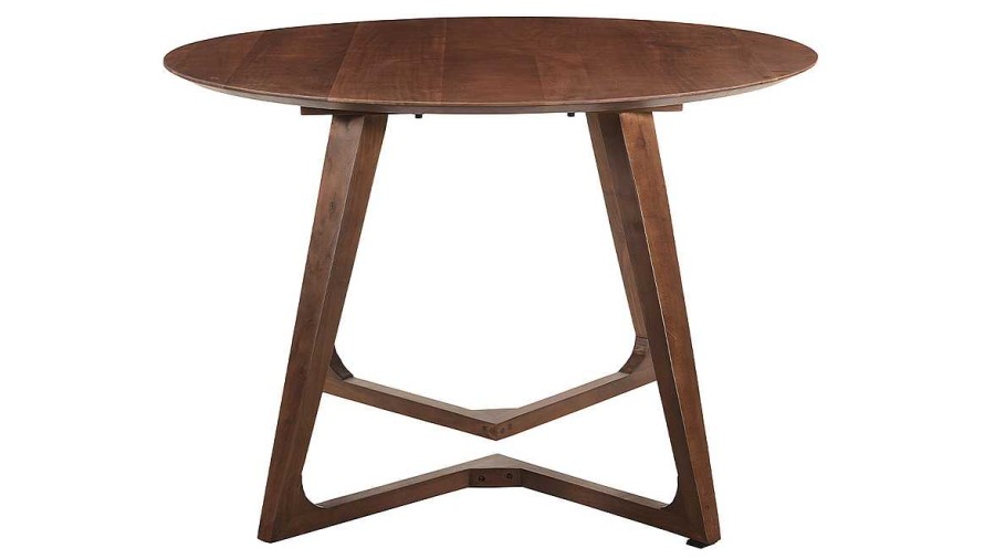 Table Miliboo Table Manger Fixe | Table Design Ronde En Bois Massif L115 Cm Bandol