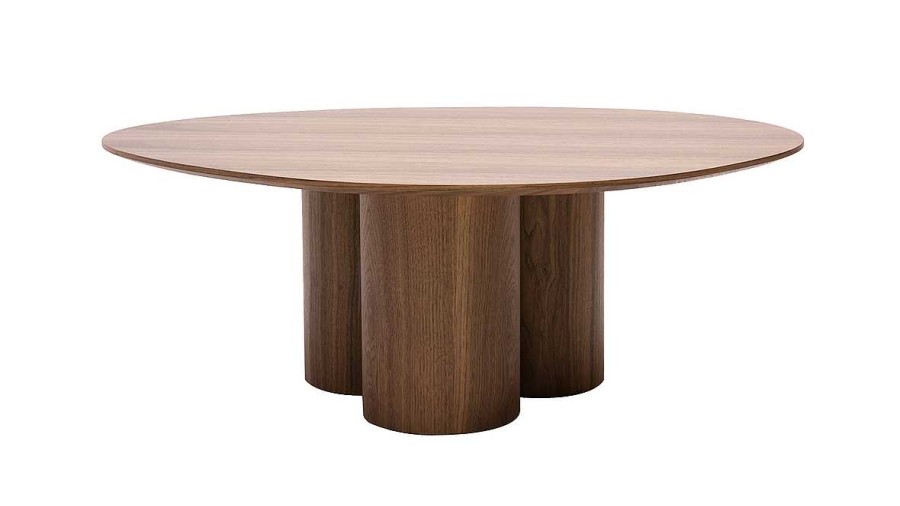 Table Miliboo | Table Basse Design Bois Fonc Noyer L100 Cm Hollen