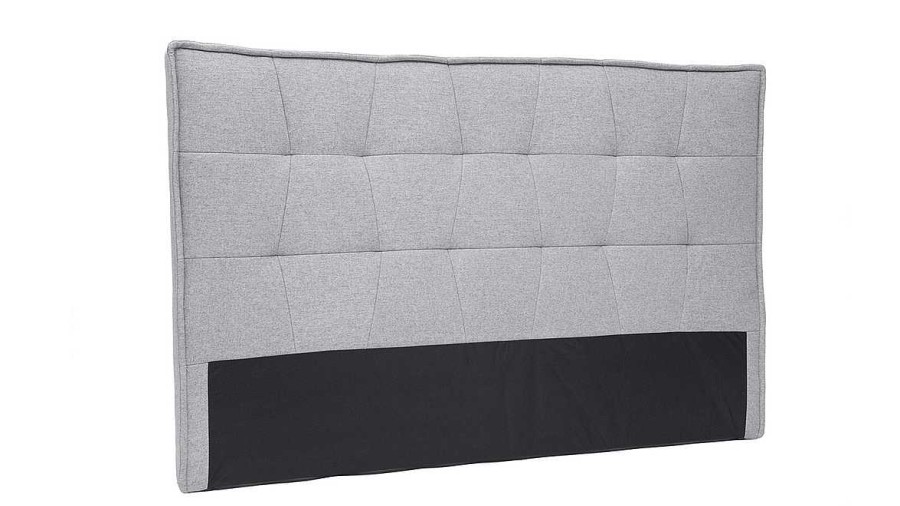 Chambre Miliboo | T Te De Lit En Tissu Gris L150 Cm Suka