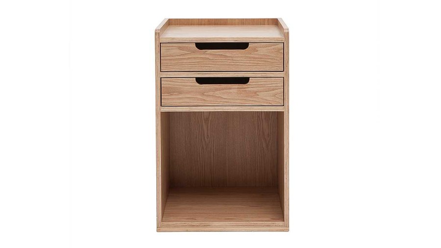 Bureau Miliboo Rangement Bureau | Caisson De Bureau 2 Tiroirs Scandinave Bois Clair Opus