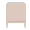 Chambre Miliboo | Table De Chevet Rose Poudr Et M Tal Dor Avec Rangements L60 Cm Giana