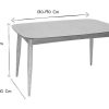 Table Miliboo Table Extensible | Table Manger Extensible Fr Ne L130-190 Cm Nordeco