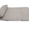 Canap & Fauteuil Miliboo | Chauffeuse Convertible 2 Places En Tissu Velours C Tel Gris Clair Spencer