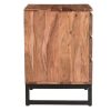 Bureau Miliboo Rangement Bureau | Caisson De Bureau 3 Tiroirs Industriel Bois Massif Et M Tal Noir Hoorn