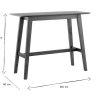 Table Miliboo | Console En Bois Fonc Noyer L100 Cm Russell