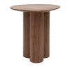 Table Miliboo | Table D'Appoint Design Bois Fonc Noyer L44 Cm Hollen