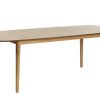 Table Miliboo Table Extensible | Table Extensible Rallonges Int Gr Es Rectangulaire En Bois Clair Ch Ne L180-220 Cm Ego