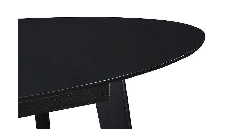 Table Miliboo Table Extensible | Table Extensible Rallonges Int Gr Es Rectangulaire En Bois Noir L160-200 Cm Marik