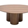 Table Miliboo | Table Basse Design Bois Fonc Noyer L100 Cm Hollen