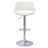 Chaise & Tabouret Miliboo Tabouret De Bar | Tabouret De Bar Design R Glable Blanc Et Bois Clair Clash