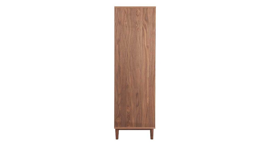 Chambre Miliboo | Armoire Vintage Noyer 2 Portes Coulissantes L95 Cm Argan