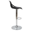 Chaise & Tabouret Miliboo Tabouret De Bar | Tabourets De Bar Design Avec Motif Baroque Noir (Lot De 2) Barocca